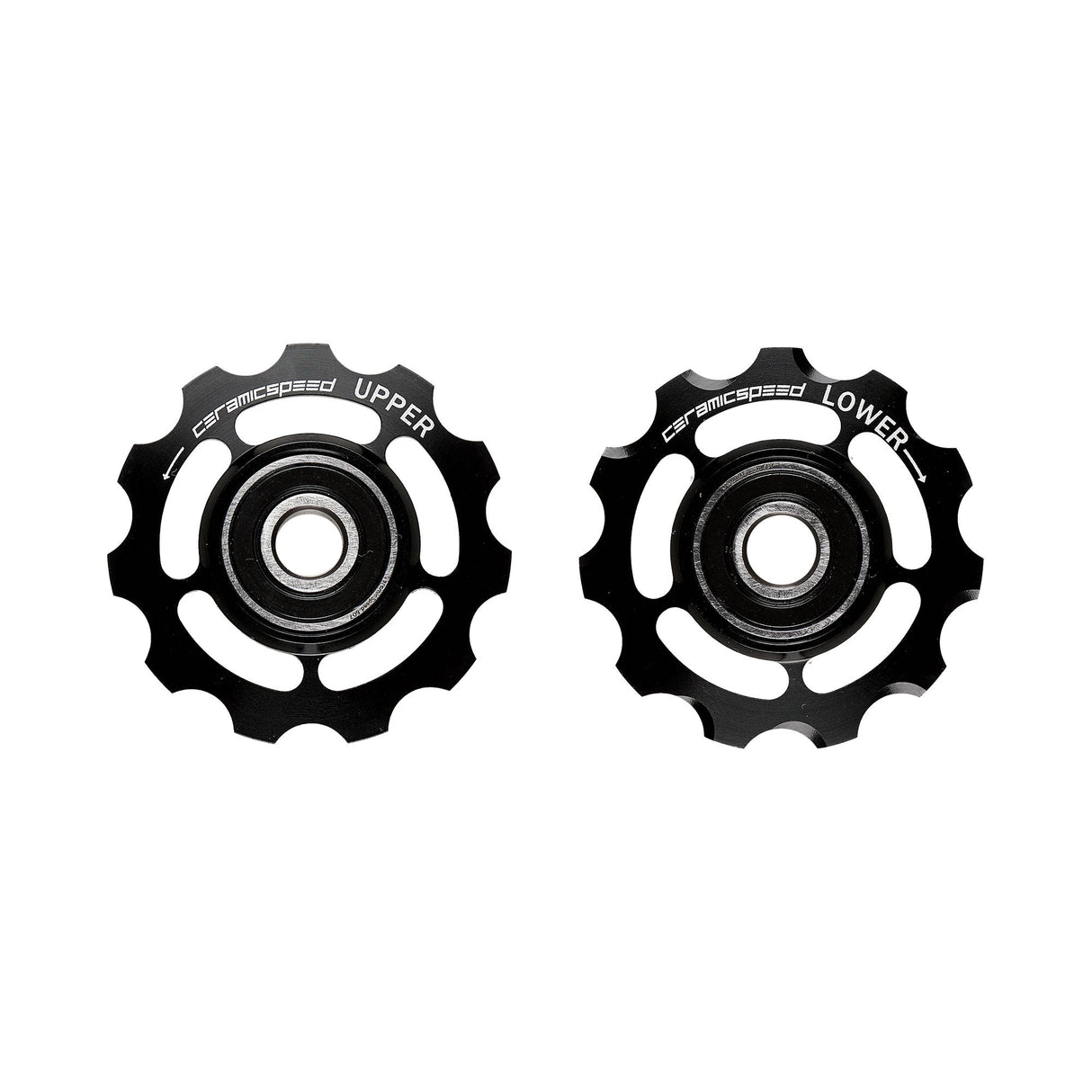 CeramicSpeed Ceramic Alloy Derailleur Pulleys - Campagnolo 11 Speed Black