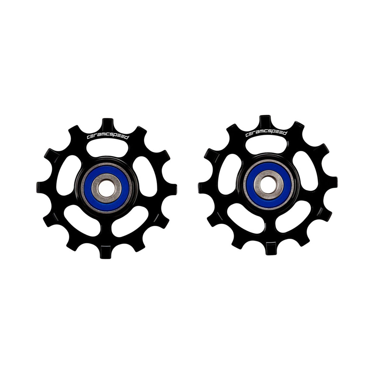 CeramicSpeed Ceramic Alloy Derailleur Pulleys Coated - Shimano 11 - Speed Narrow Wide Black