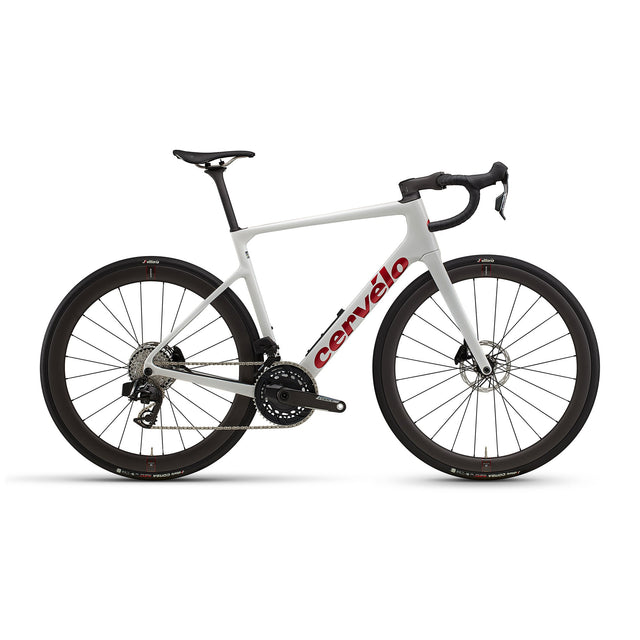 Cervelo Caledonia - 5 Force AXS Bike Vanilla / Cherry