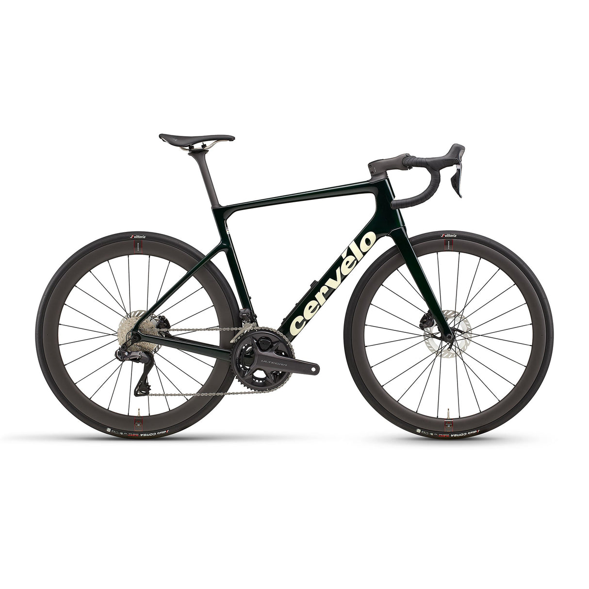 Cervelo Caledonia - 5 Ultegra Di2 Bike Emerald / Cream