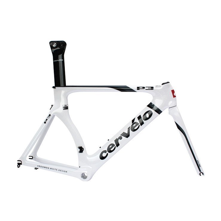 Cervelo P3 Frameset for 650c Wheels White / Silver