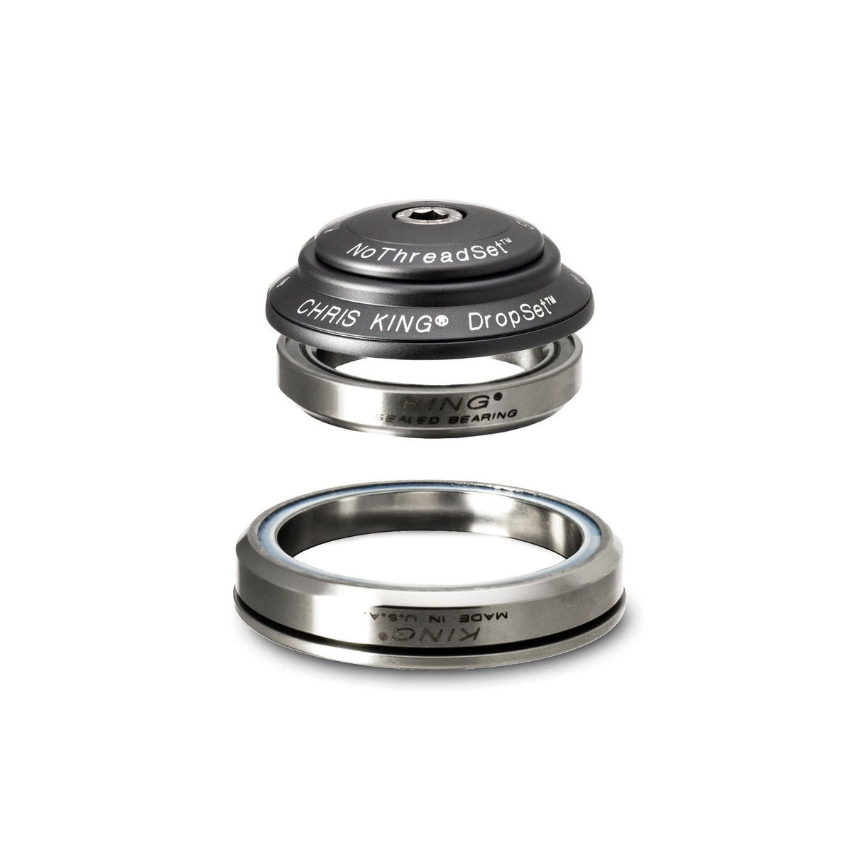 Chris King DropSet 2 Ceramic Headset, 42/52mm Matte Slate