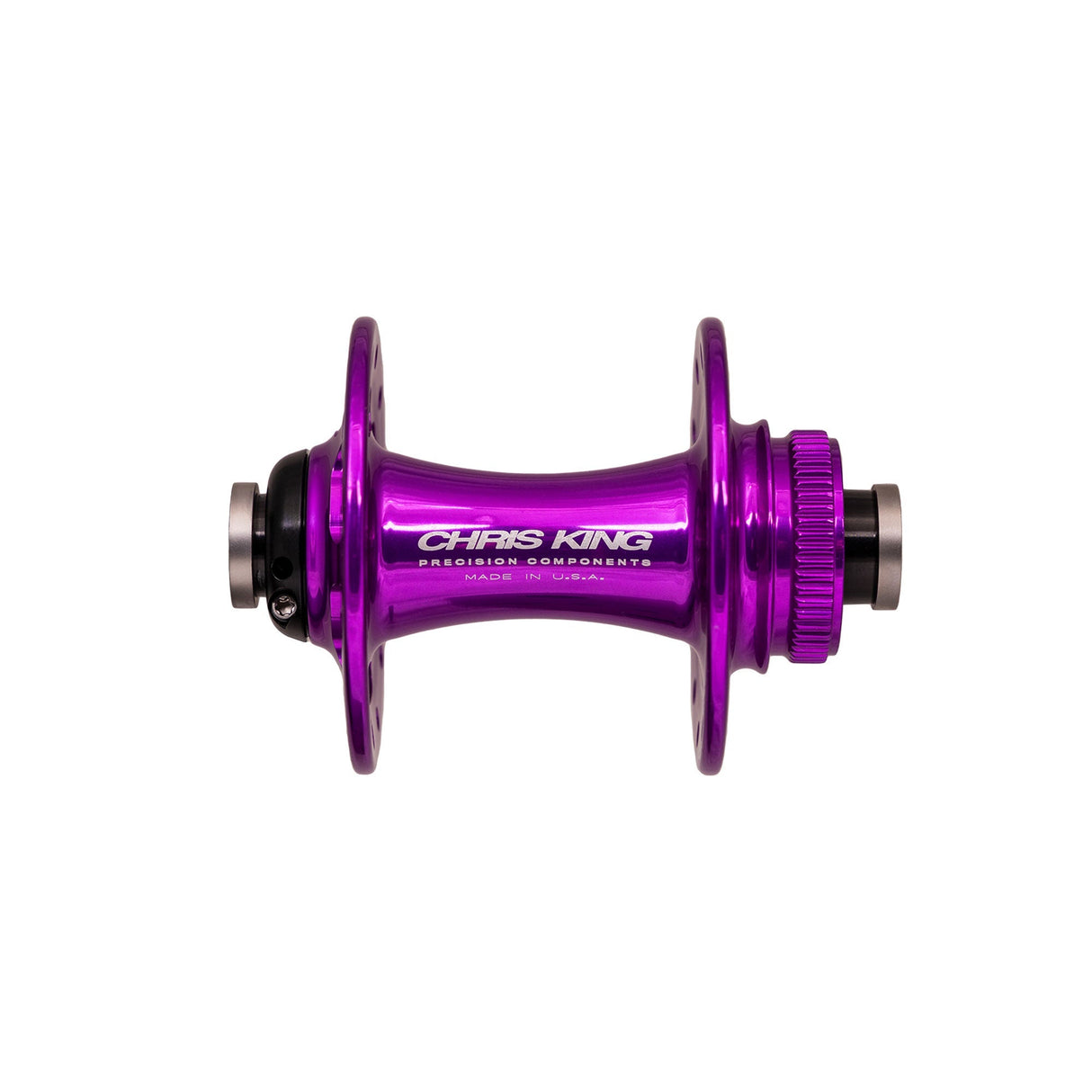 Chris King R45D Centerlock Hub - Front 3D Violet