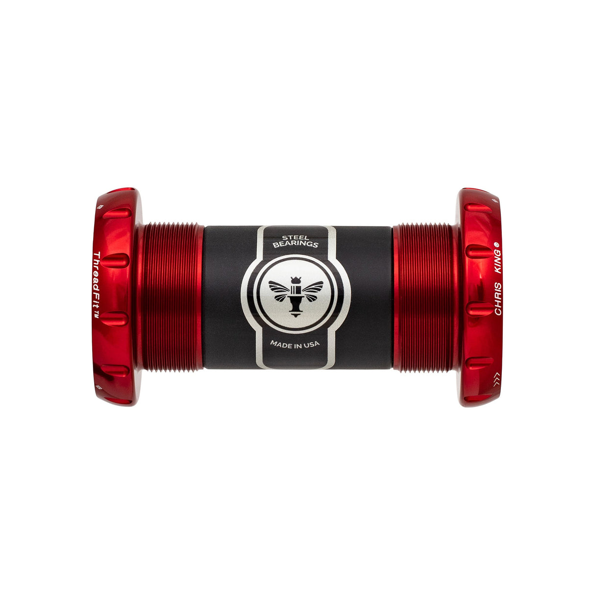 Chris King ThreadFit 30 Ceramic Bottom Bracket Red