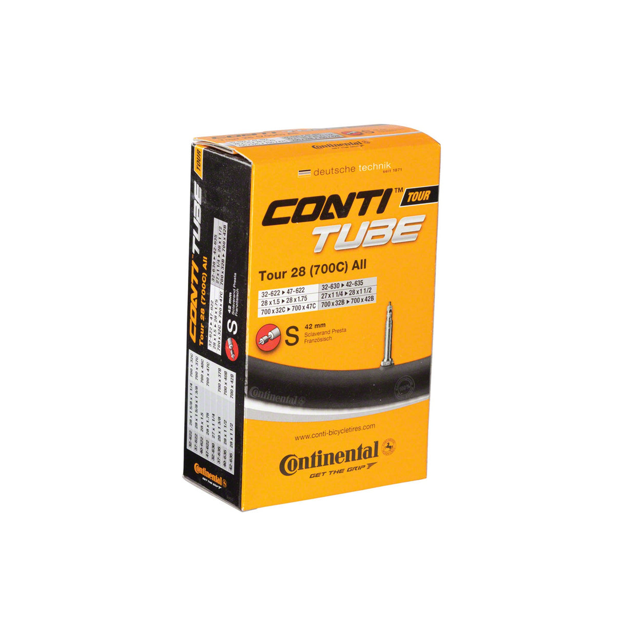 Continental Tour 28 Presta Valve Tube No Color