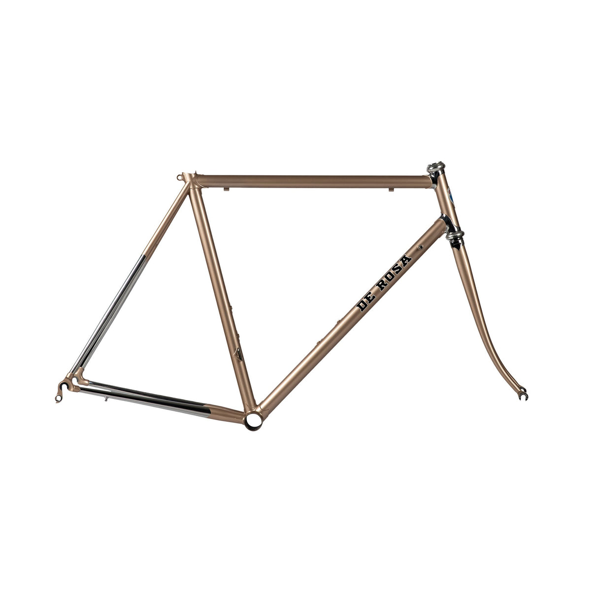 De Rosa Collezione Acciaio Frameset Champagne