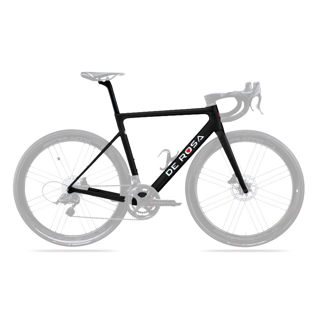 De Rosa Merak Disc Frameset Black Matte