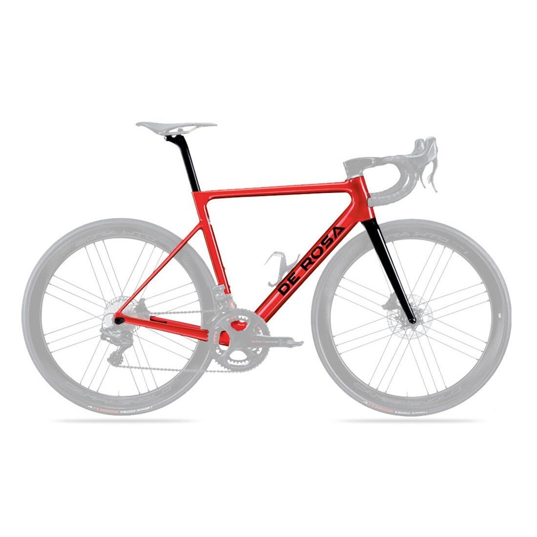 De Rosa Merak Disc Luxury Color Frameset Red