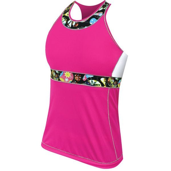 De Soto Carrera Loose Fit Tri Top Pink