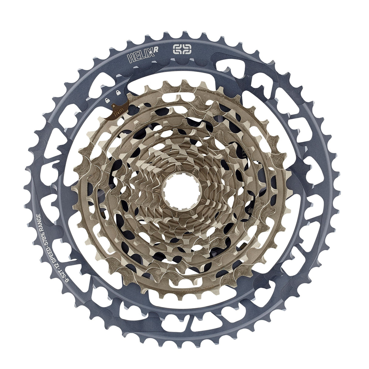 ethirteen Helix Race 12 - Speed 9 - 52T Cassette Naranja