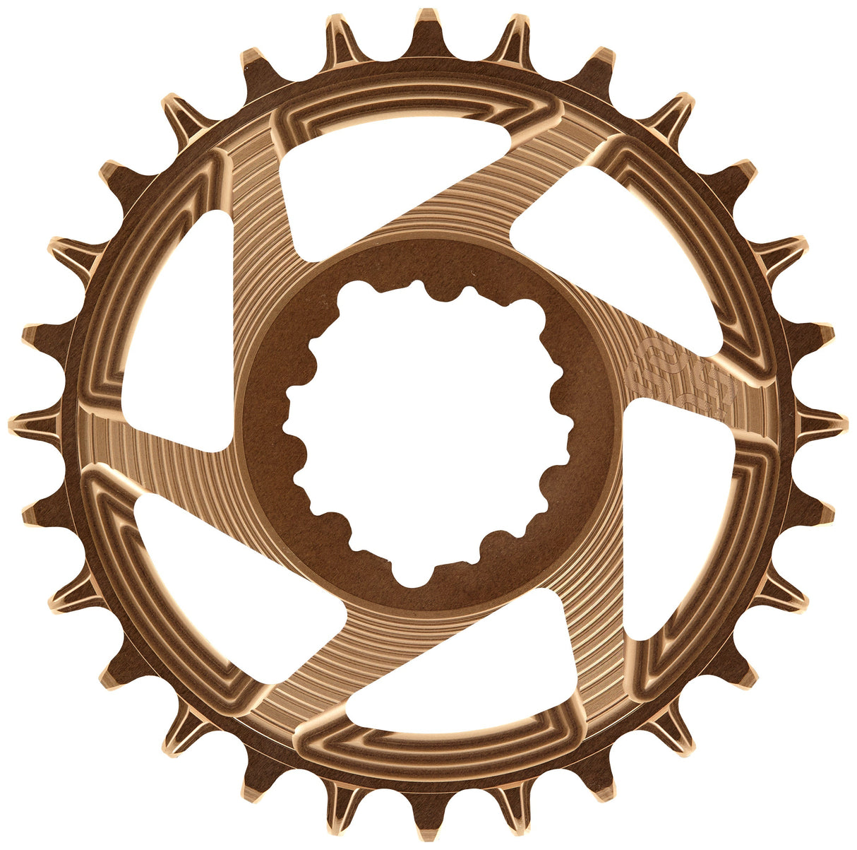 ethirteen Helix Race 3 - Bolt Direct Mount Chainring (SRAM® crank compatible) Bronze