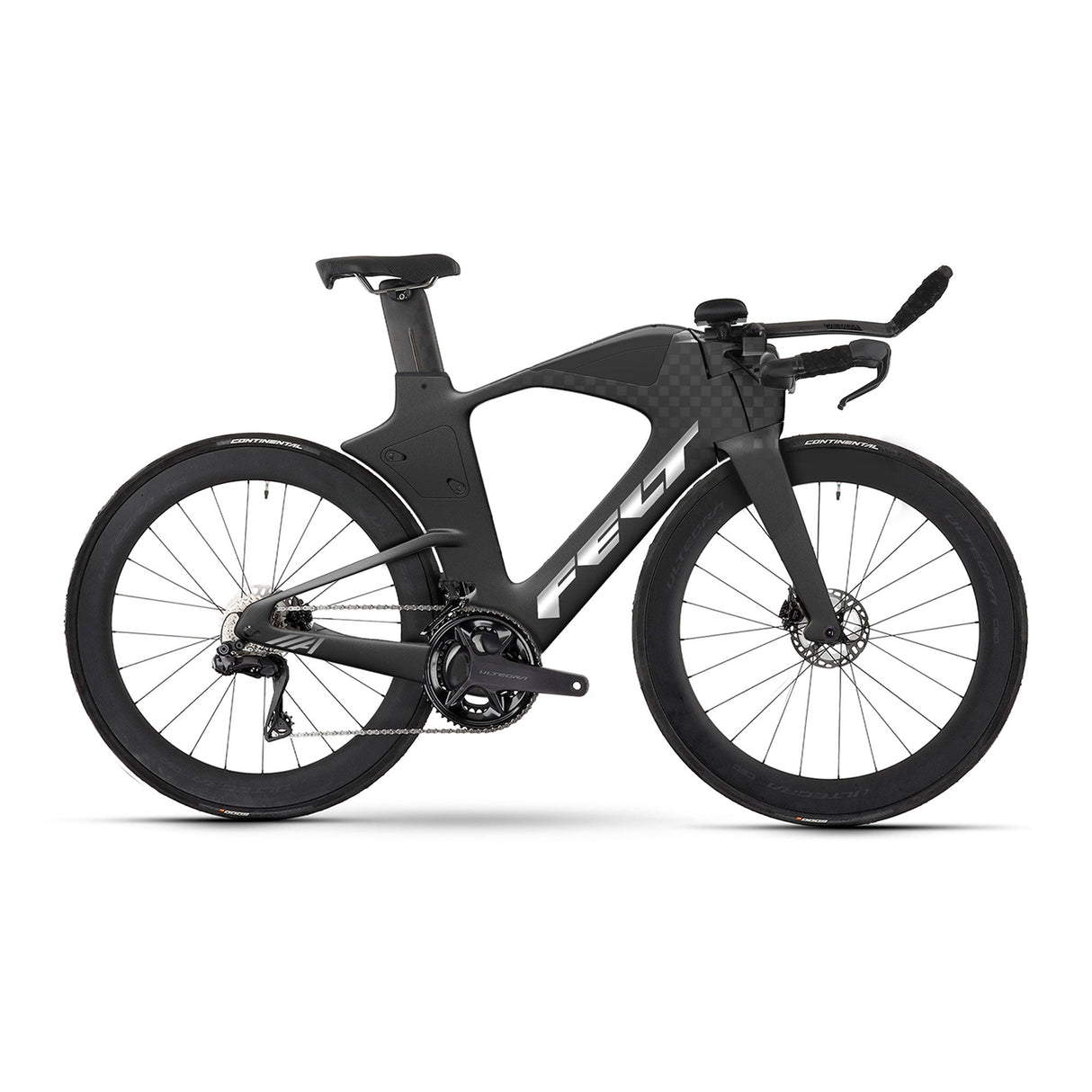 Felt IA 2.0 Expert Ultegra Di2 Bike Chrome / Matte Black