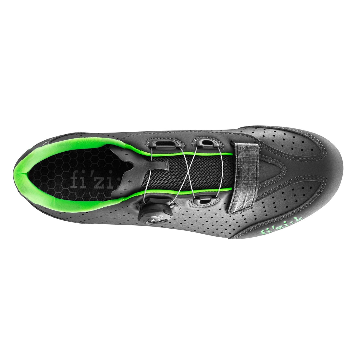 Fizik R3B Uomo Shoes Anthracite / Green Fuo