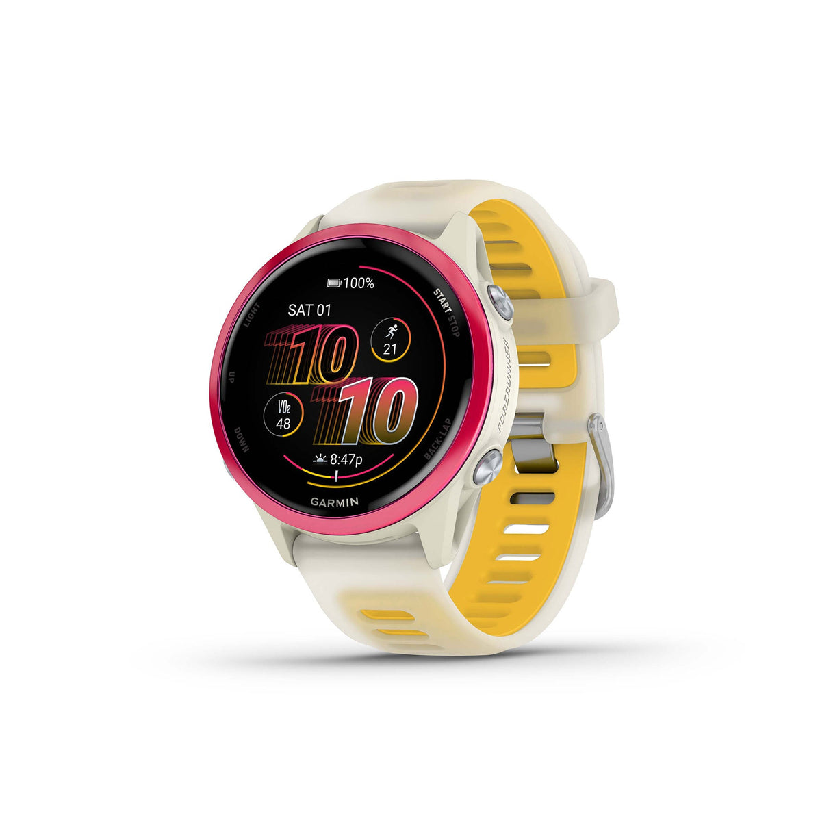 Garmin Forerunner 570 Smartwatch Raspberry / Translucent Bone/Mango