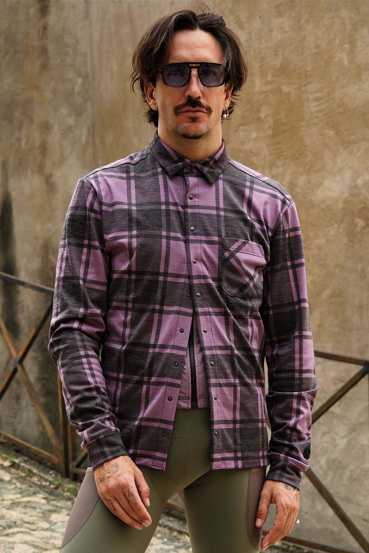 Giordana Beyond Gravel Button Down Long Sleeve Shirt