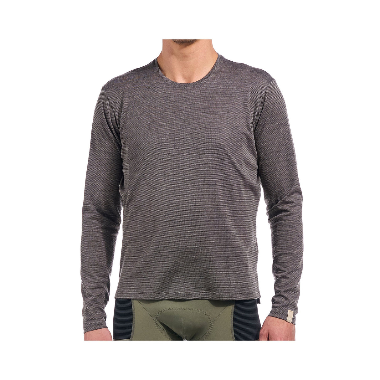 Giordana Beyond Gravel Wool Long Sleeve Tee Black