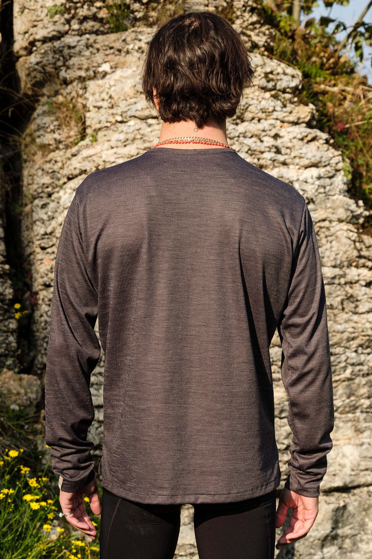 Giordana Beyond Gravel Wool Long Sleeve Tee