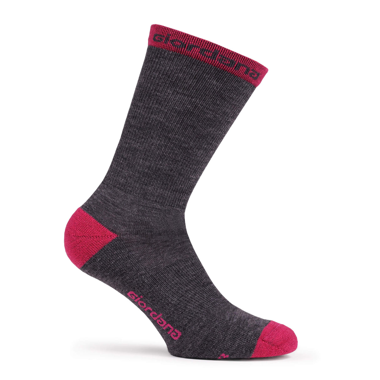 Giordana Merino Wool Tall Socks DARK PINK