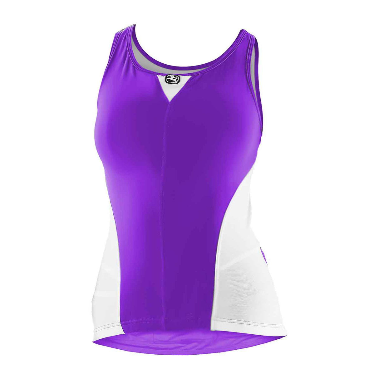 Giordana Silverline Tank Top with Shelf Bra Caractere Purple / White