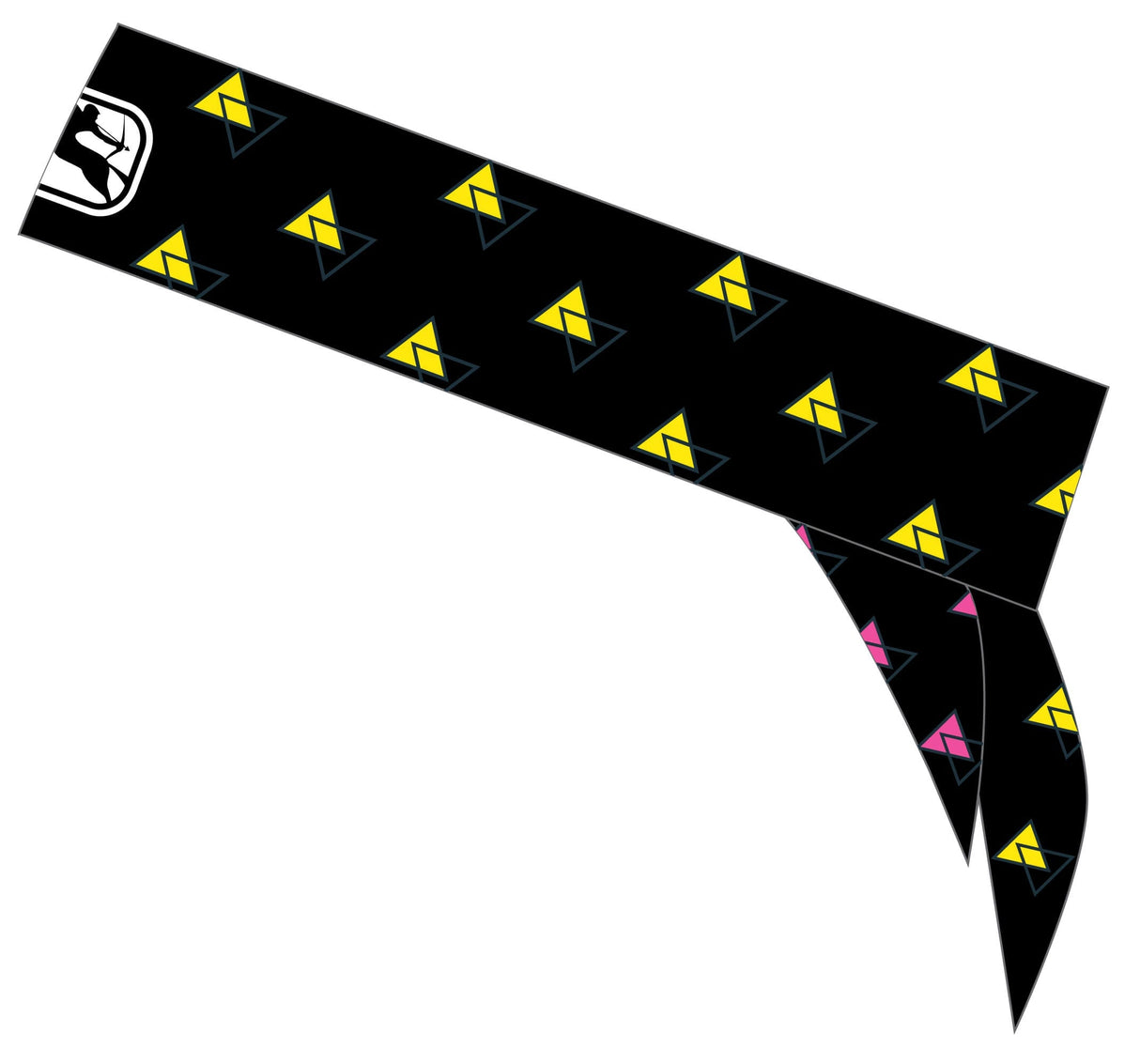 Giordana Tie - On Headband BLACK