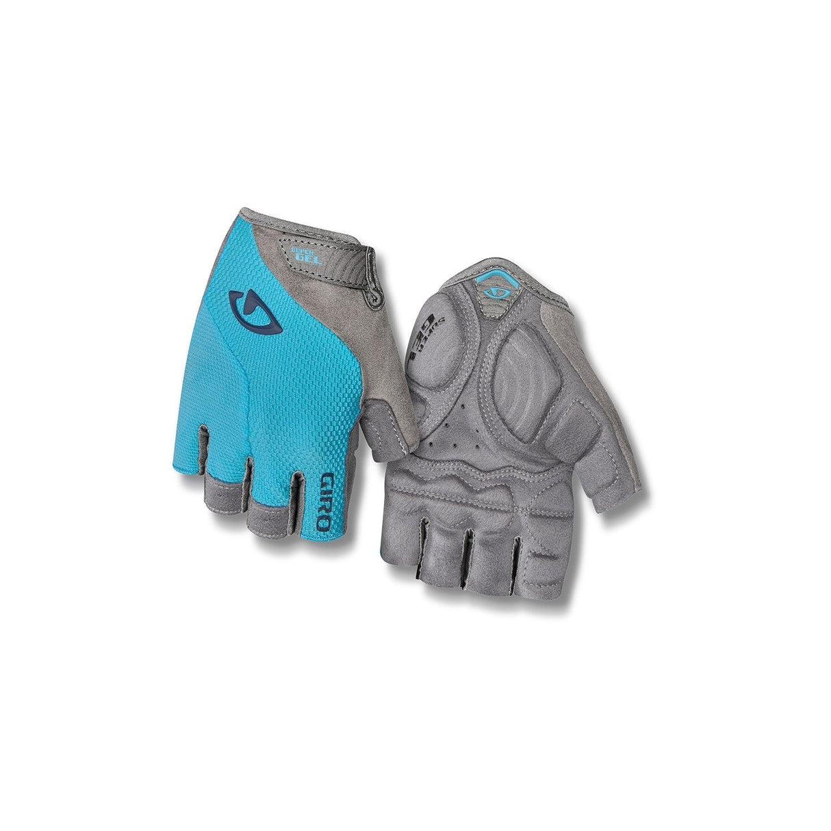 Giro Strada Massa Supergel Gloves Womens Iceberg / Midinght Blue