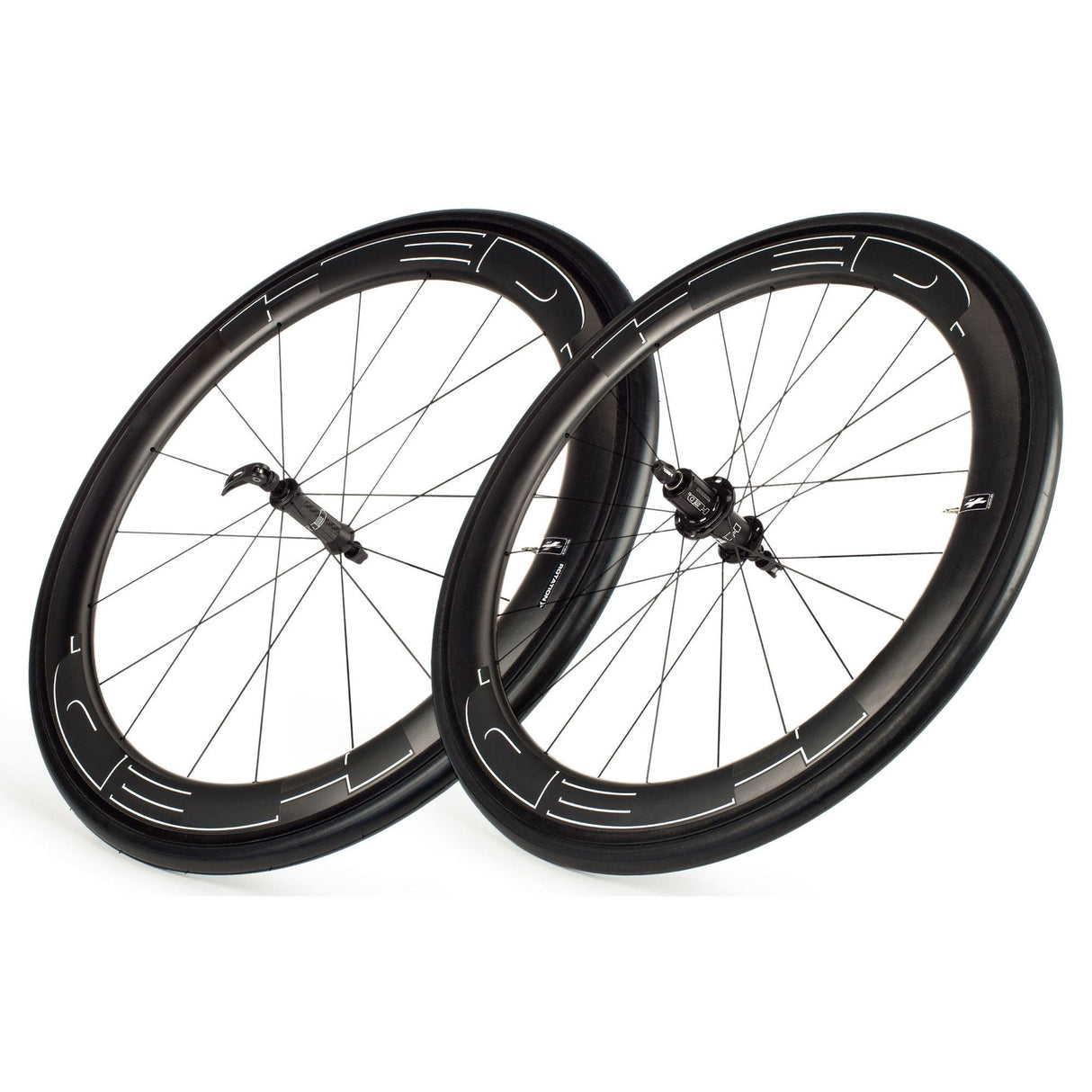 HED Jet RC6/9 Black Rim Brake Tubeless Wheelset Black
