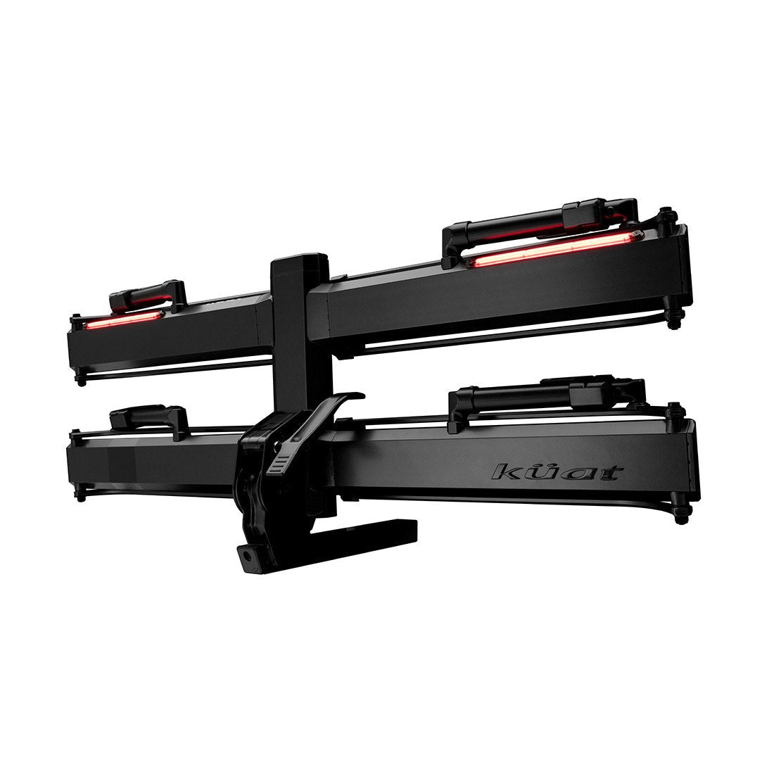 Kuat Piston Pro X 1.25" LED Dual Ratchet Platform Rack with Kashima 2 - Bike Galaxy Grey