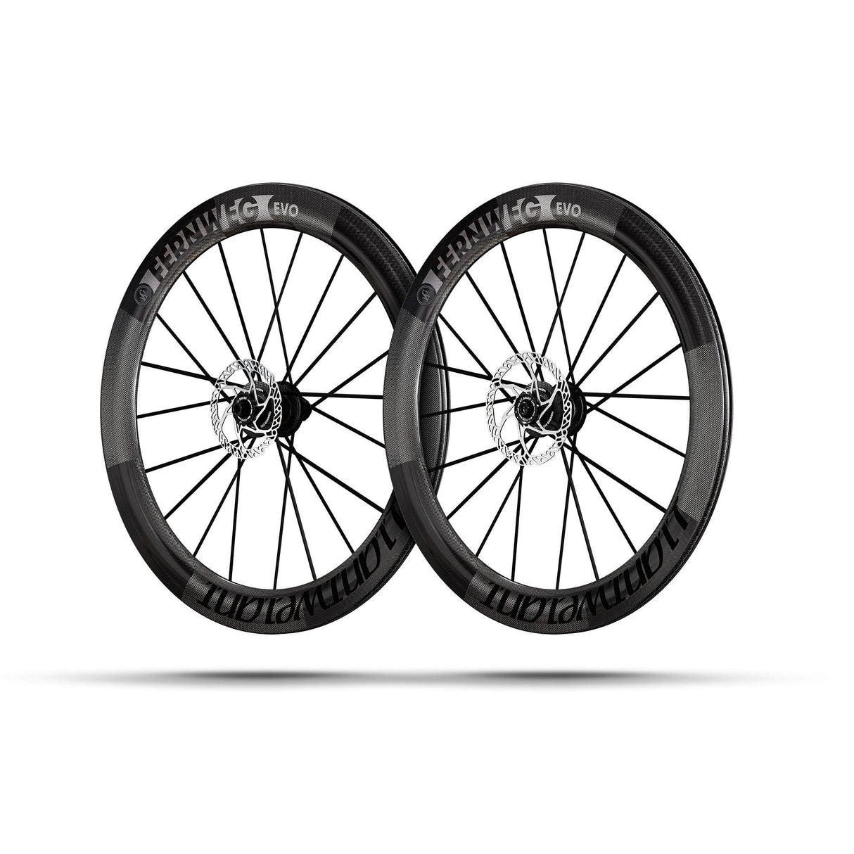 Lightweight Fernweg 63 EVO Disc Black Tubeless Wheelset Black