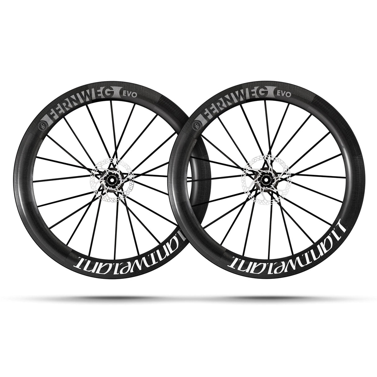 Lightweight Fernweg 63 EVO Disc Tubeless Wheelset Black