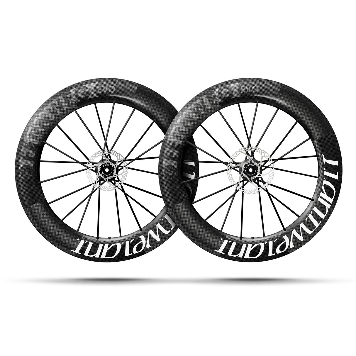Lightweight Fernweg 85 EVO Disc Tubeless Wheelset Black