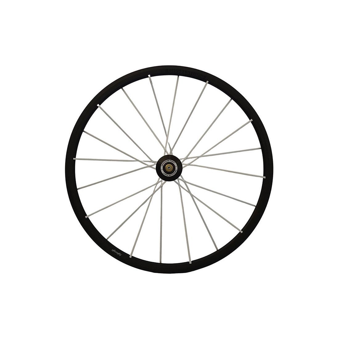 Lightweight Gipfelsturm Weiss Tubular Front Wheel - White Spokes No Color