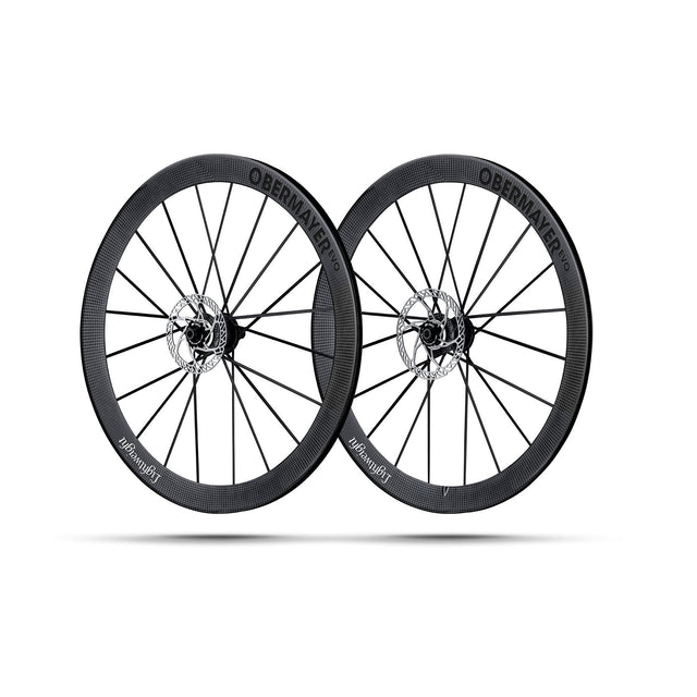 Lightweight Obermayer EVO Disc Tubeless Wheelset Black