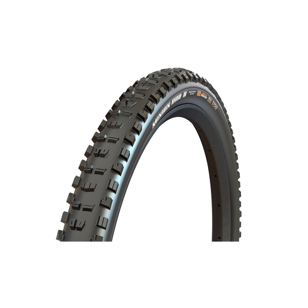 Maxxis Minion DHR II 3C, MaxxTerra, EXO+ Tubeless Tire Black