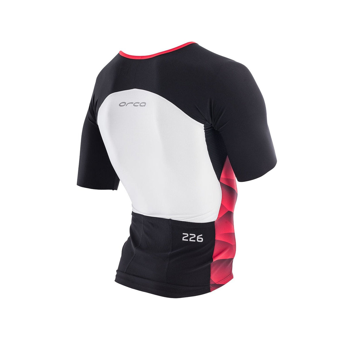 Orca 226 Tri Jersey Black / Poinsettia