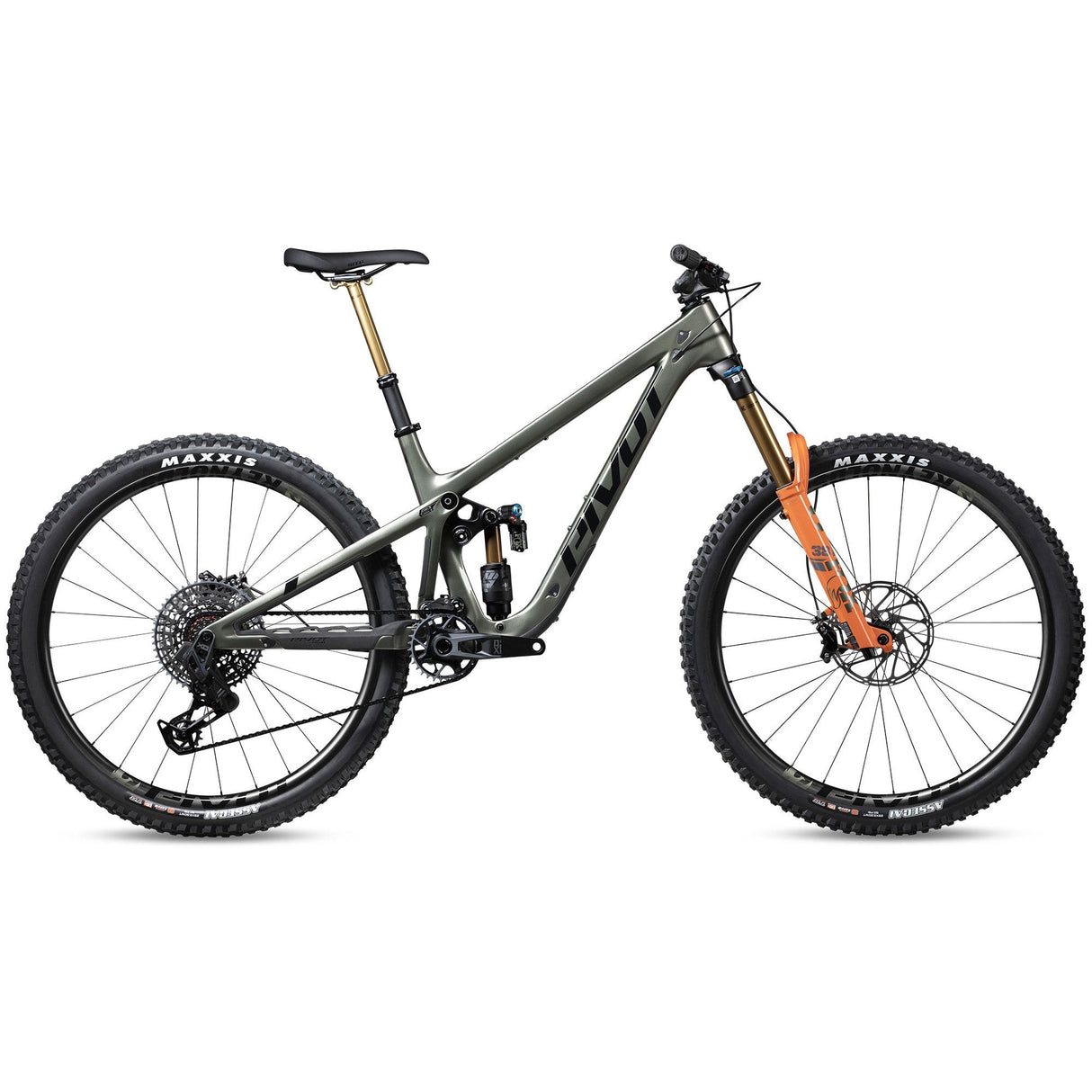 Pivot Firebird Pro X0 Eagle Transmission FOX Float X2 w/Carbon Wheel Upgrade Glacial Green Metall