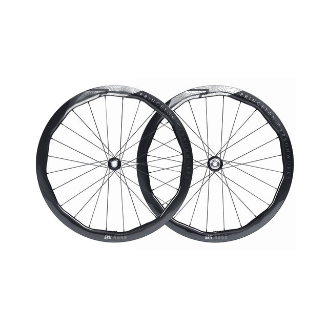 Princeton Grit 4540 EVO Disc Brake Wheelset w/Tactic TR01 Hubs Chrome