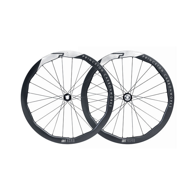 Princeton Grit 4540 EVO Disc Brake Wheelset w/Tactic TR01 Hubs Matte White