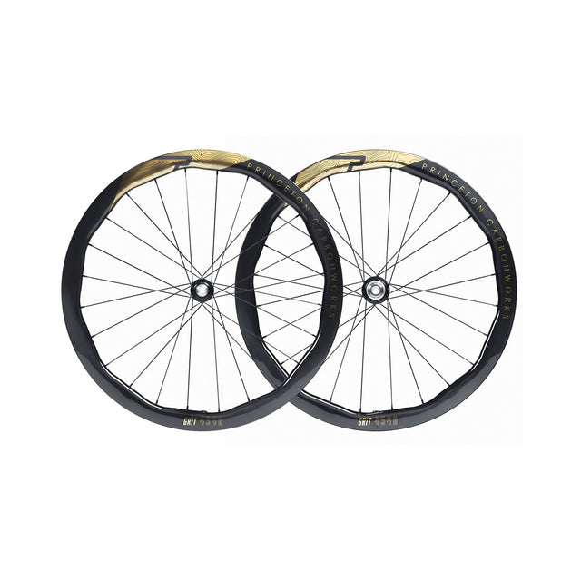 Princeton Grit 4540 EVO Disc Brake Wheelset w/Tactic TR01 Hubs Gold