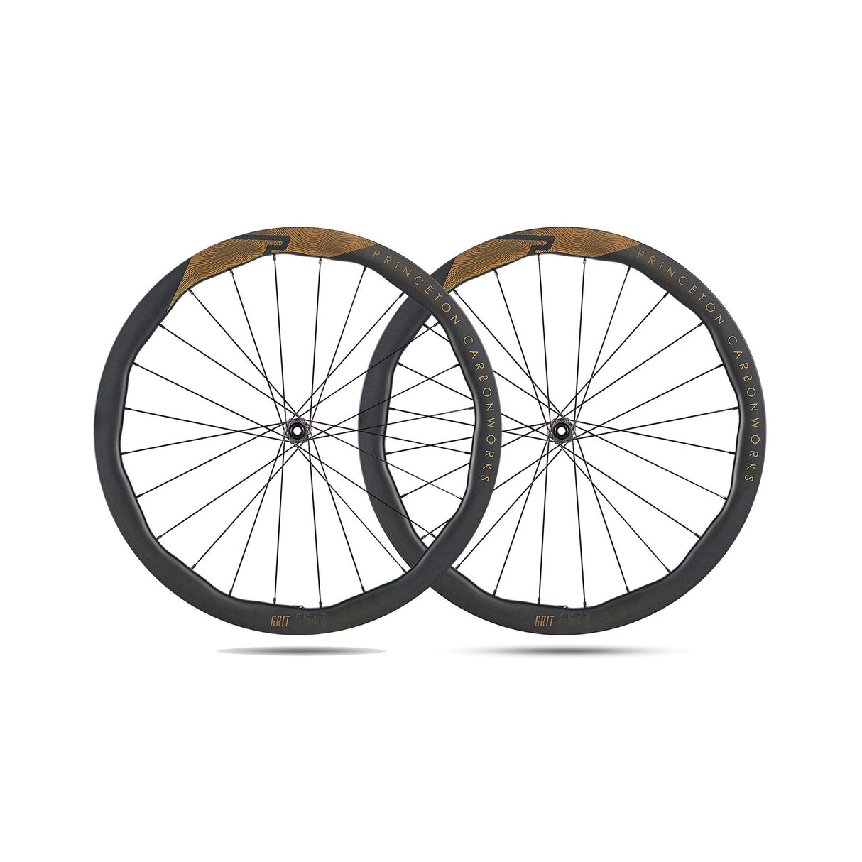 Princeton Grit 4540 EVO Disc Brake Wheelset w/Tactic TR01 Hubs Matte Bronze