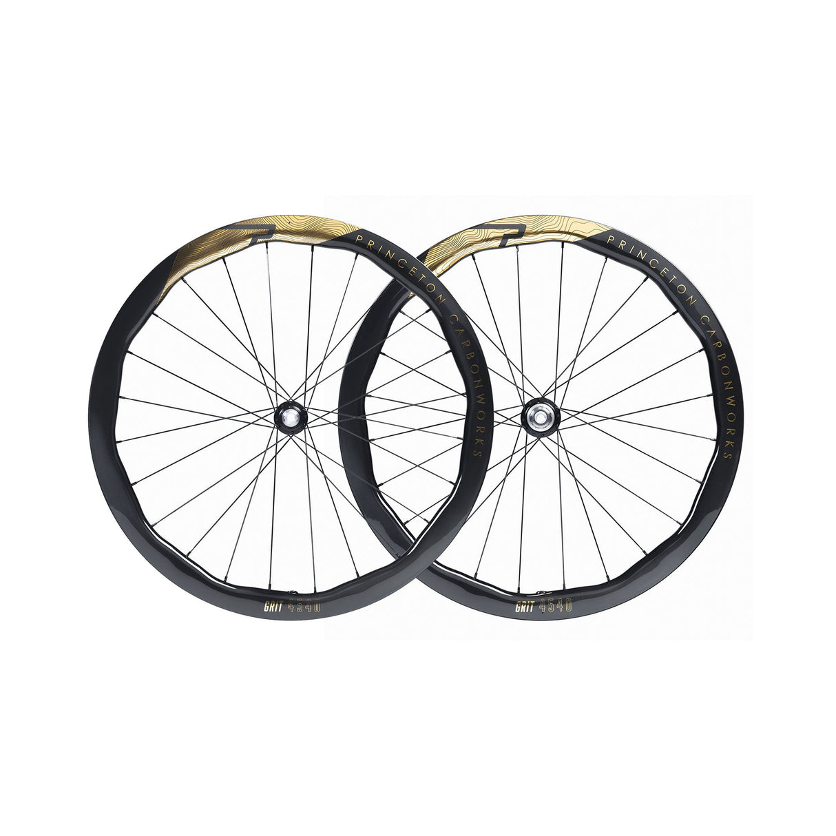 Princeton Grit 4540 EVO Disc Brake Wheelset w/White Industries Hubs Gold