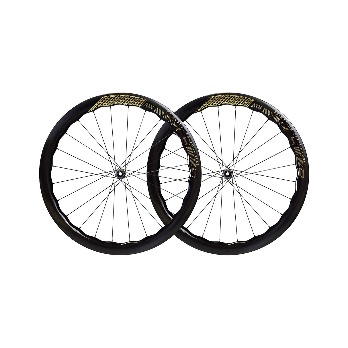 Princeton Peak 4550 Disc Brake Wheelset w/Tactic Hubs Gold