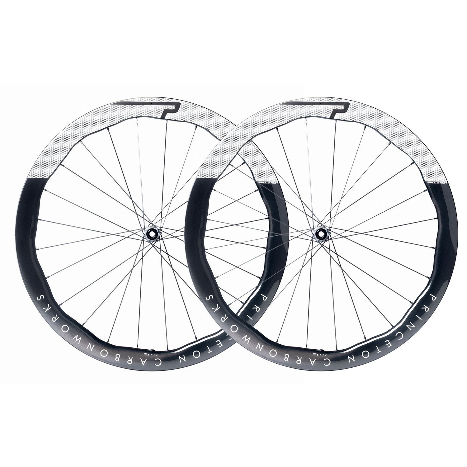 Princeton Peak 4550 EVO Disc Brake Wheelset w/Tactic TR01 Hubs - Special Color Gloss White