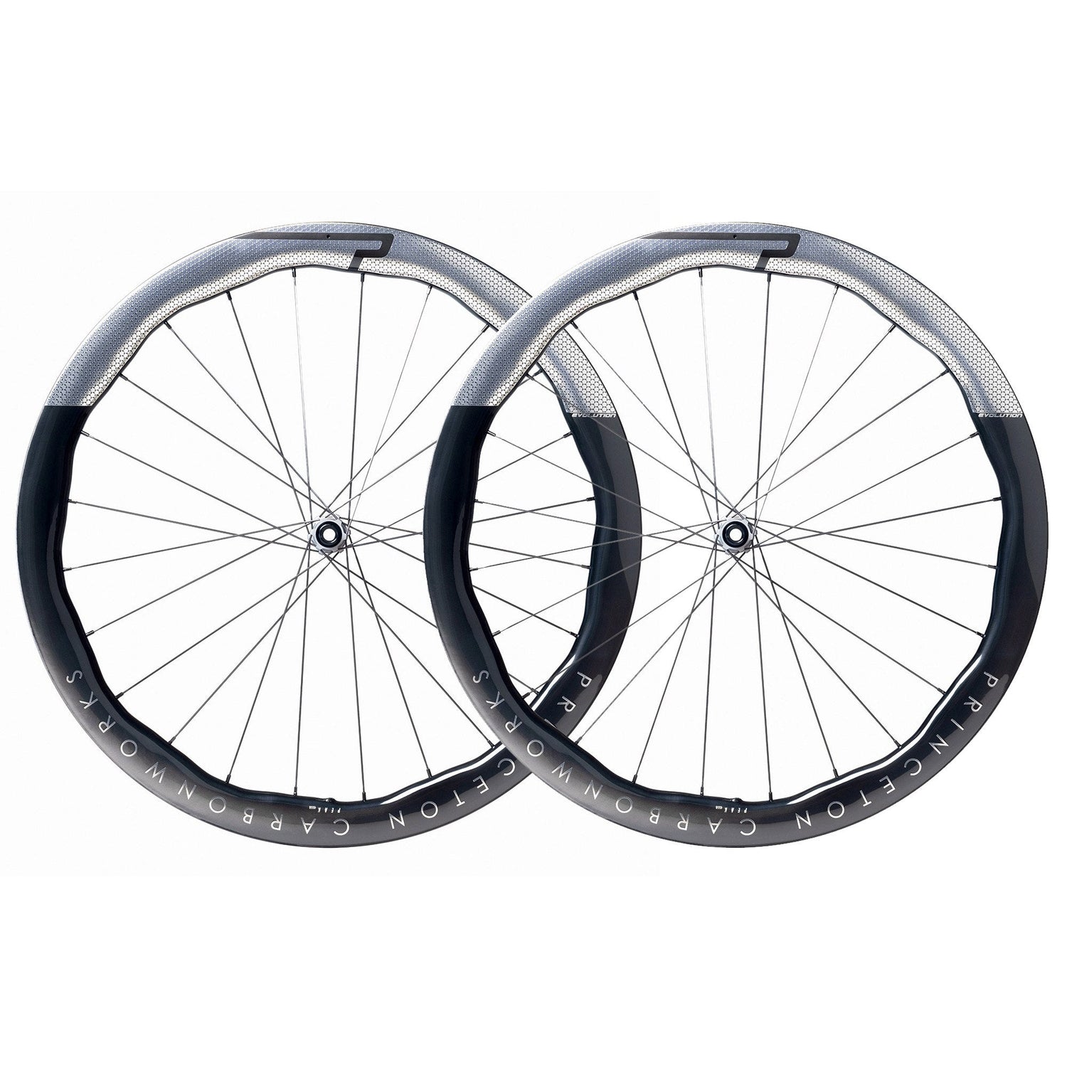 Princeton Peak 4550 EVO Disc Brake Wheelset w/Tactic TR01 Hubs - Special Color Chrome