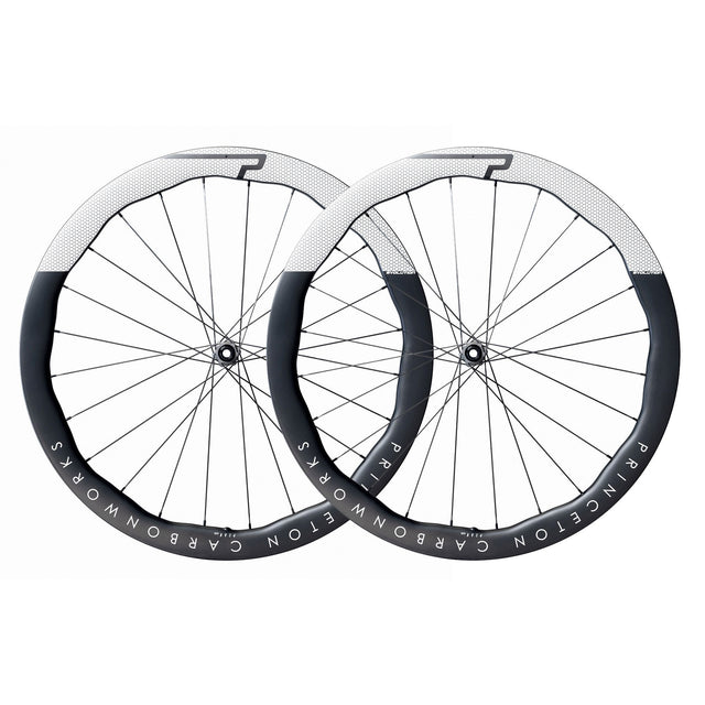 Princeton Peak 4550 EVO Disc Brake Wheelset w/Tactic TR01 Hubs - Standard Color Matte White