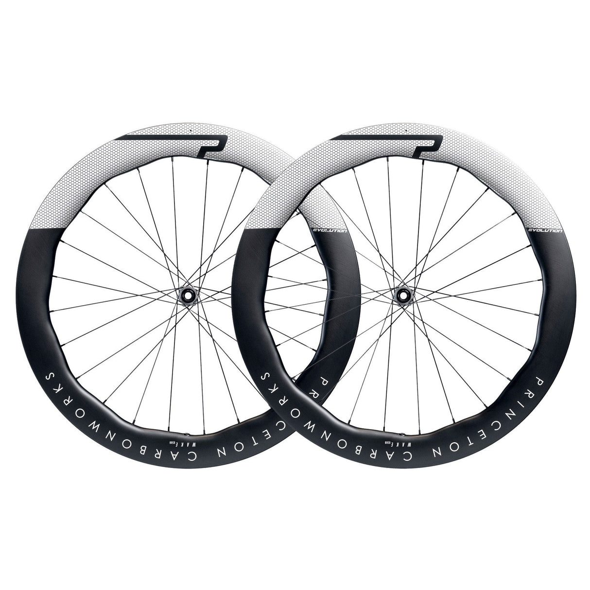 Princeton Wake 6560 EVO Disc Brake Wheelset w/Tactic TR01 Hubs - Special Color Gloss White