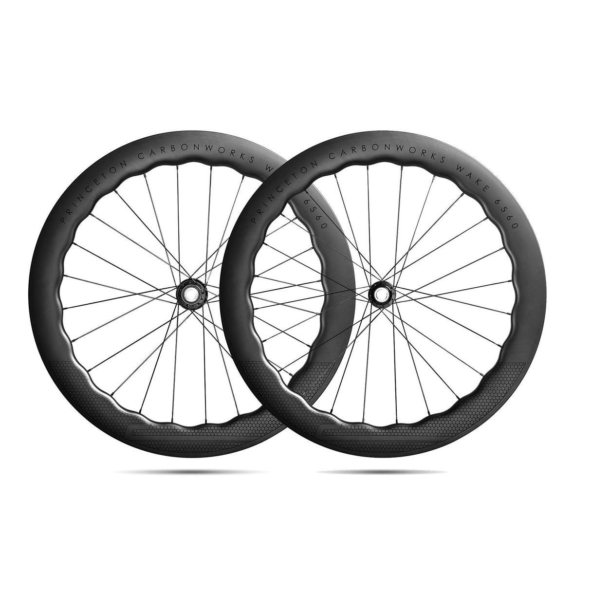 Princeton Wake 6560 Strada Disc Brake Wheelset w/White Industries Hubs Black