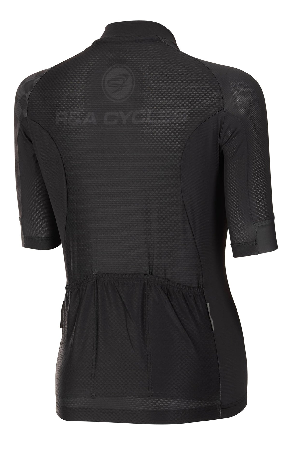 R&A Cycles Night Rider Short Sleeve Jersey Womens Black