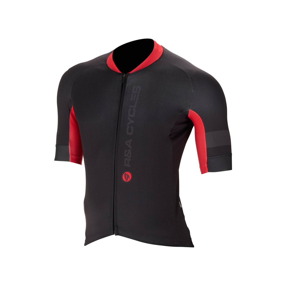 R&A Cycles Signature Short Sleeve Jersey Mens Black / Red