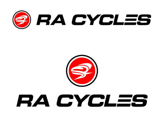 RA Cycles Logo - White