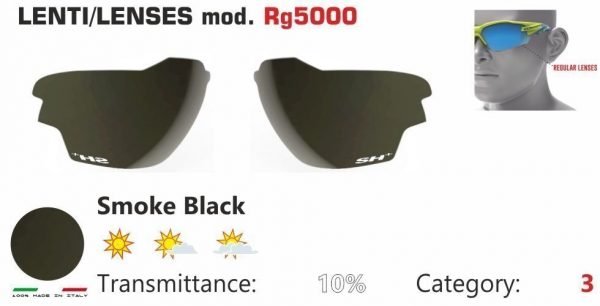 SH+ Sunglasses RG 5000 Replacement Lens - Smoke